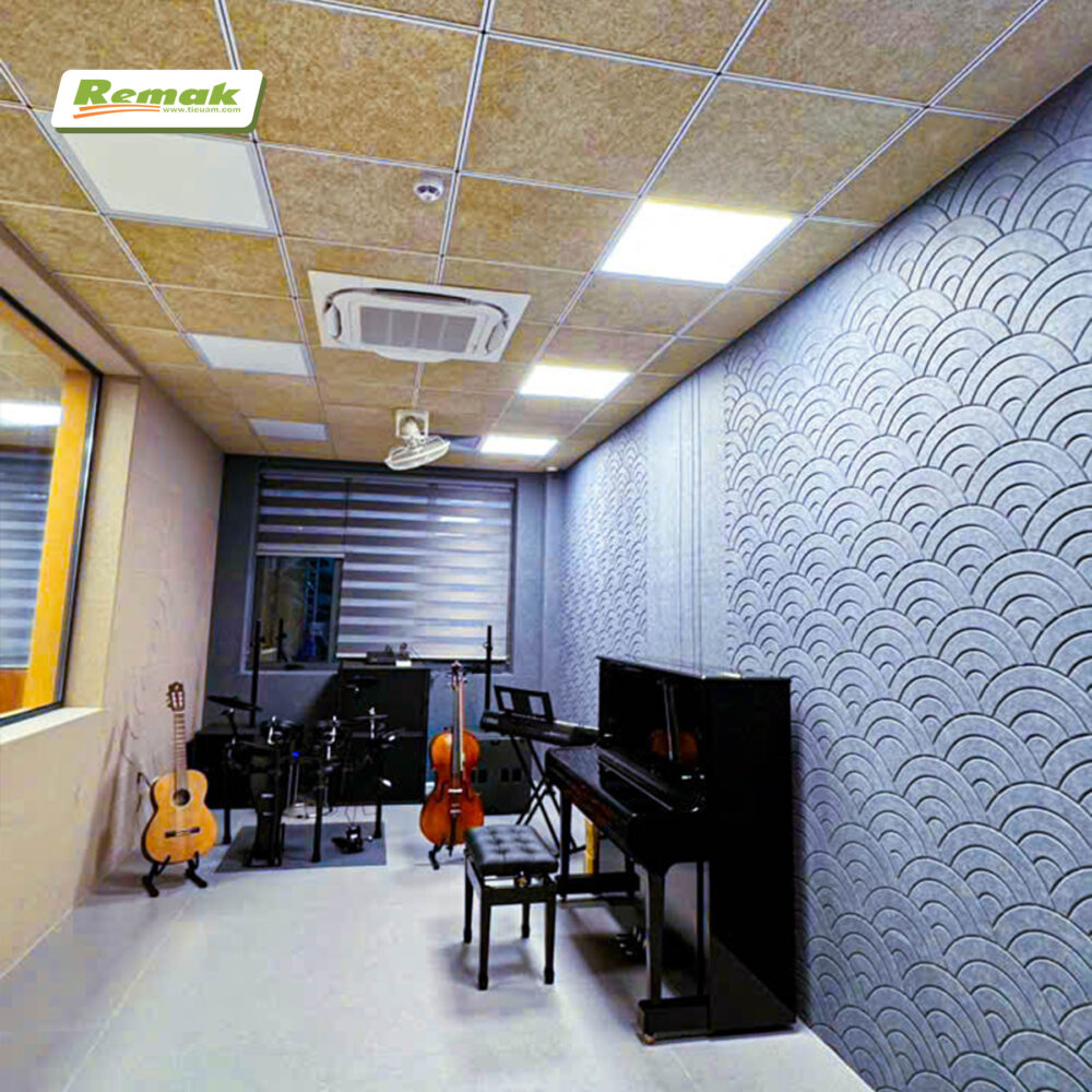 Dự án thi công cách âm, tiêu âm phòng học nhạc và nhà đa năng trường THCS Nguyễn Bỉnh Khiêm Rubik